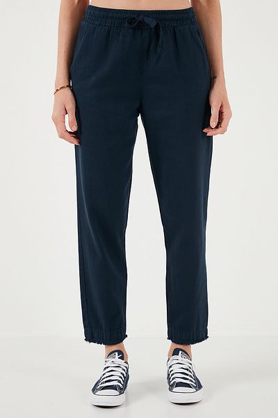 Lela Cotton Regular Waist Regular Fit Straight Leg Pants Trousers 668Yp42282S4