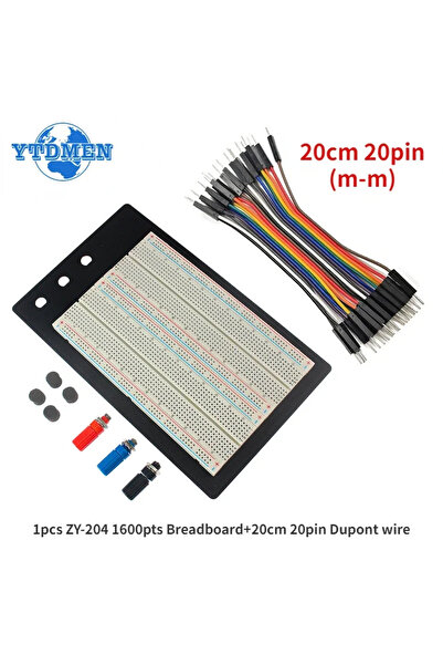 Choice10 مجموعة 1 من لوحة توصيل ZY-204 طقم أسلاك دوبونت 20 سم 20/40 سنًا من ذ...