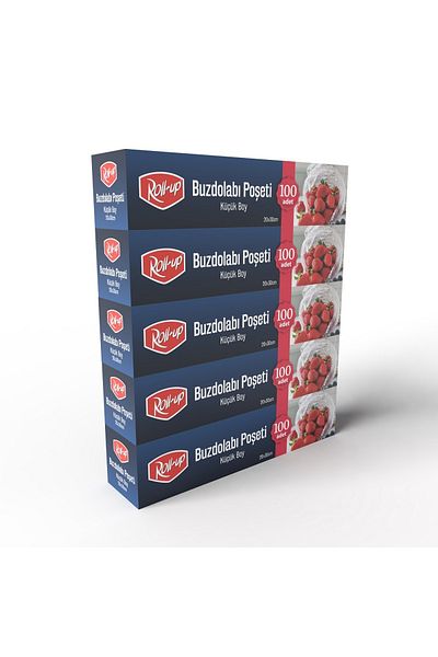 Roll-Up Refrigerator Bag Small Size 20X30Cm 100 Pieces X 5 Packs