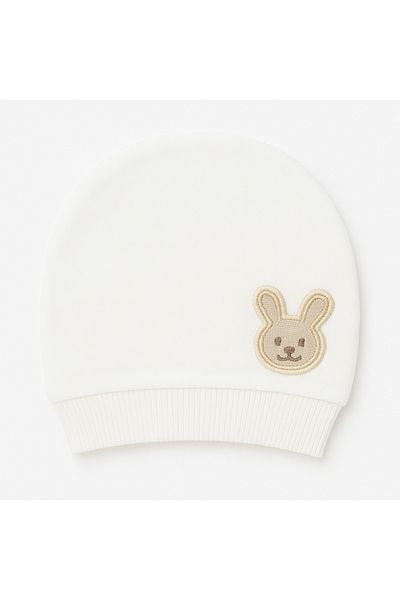 mia mia Rabbit Embroidered Cotton Baby Beanie