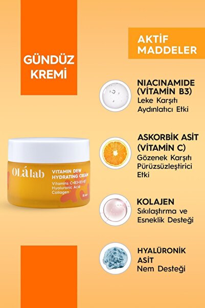 OlaLab Aydınlatıcı Leke Karşıtı Cilt Bakım Seti – 21 Günde Görünür Fark