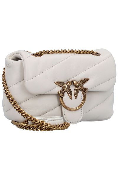 PİNKO Geantă de umăr Love Puff din piele 18 cm