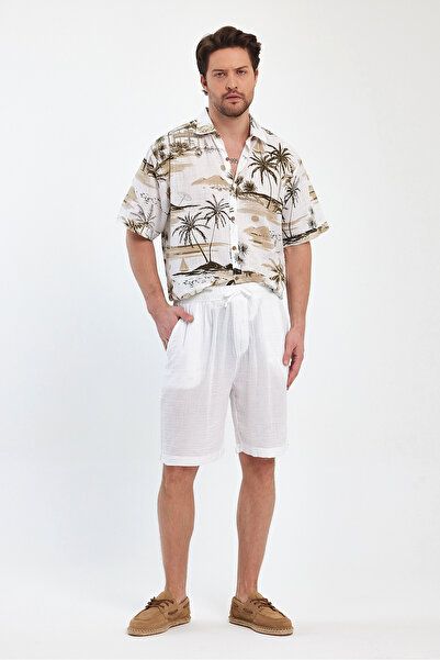 Heaven Ephesus Ανδρικό σορτς μουσελίνα - 5030