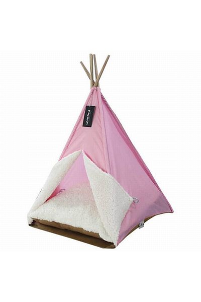 Bedspet Big Cat and Small Breed Dog Tent Pink 60X60X80 cm