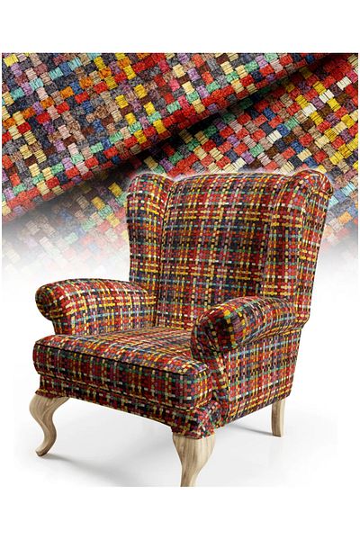 çataloğlu tekstil Ραμπάτ Μοτίβο Ethnic Pattern Ύφασμα CTL20392