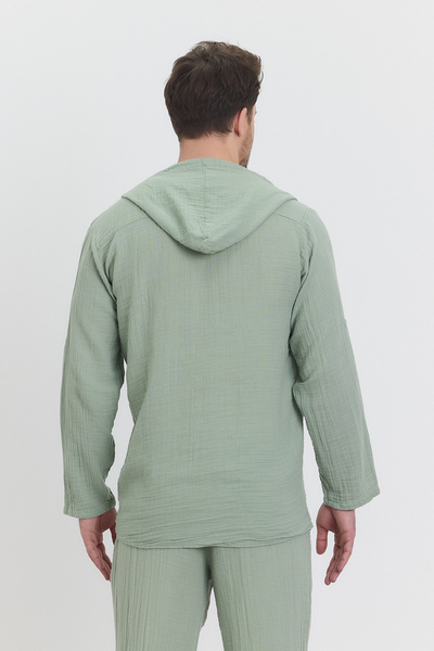 Heaven Ephesus Green Coated Pantalon and Door South Set - Tkm1E -4010-5040