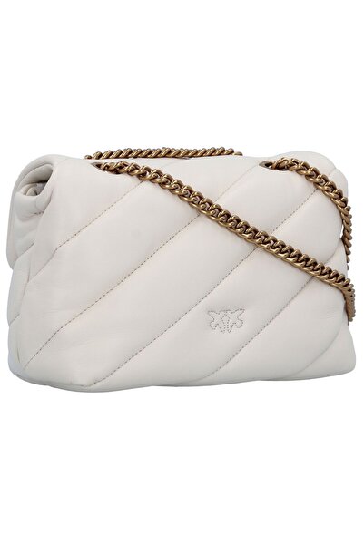 PİNKO Geantă Love Puff de umăr din piele 21 cm