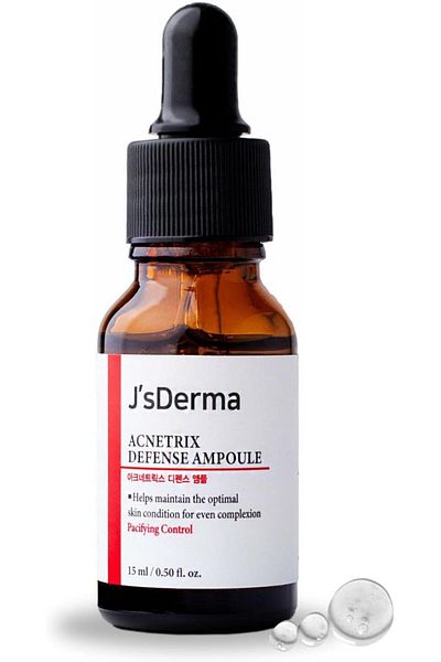 J'sDerma 8% Niacinamide Hypoallergenic Face Ampoule - Acnetrix Defense Ampoule - 15ml