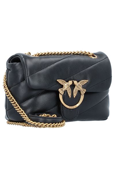 PİNKO Love Puff Umhängetasche Leder 18 Cm