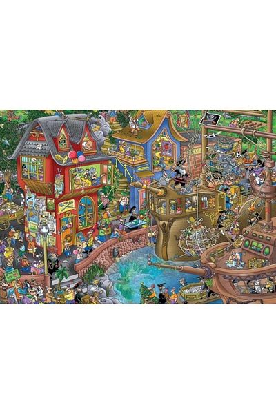 Ks Puzzle Pontcheffs Harbor 2000 Pieces 22504