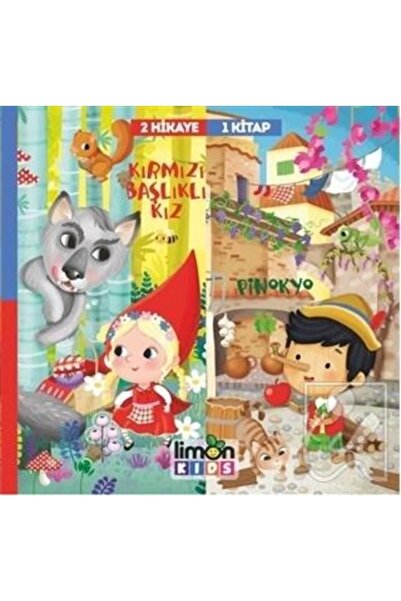 Timaş Çocuk Kırmızı Başlıklı Kız - Pinokyo - 2 Hikaye 1 Kitap