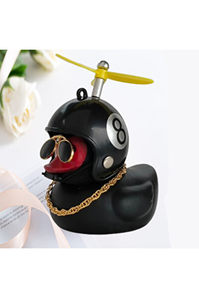 Choice خوذة سيارة من النوع 11 على شكل بطة صفراء صغيرة مع قلادة رياح مكسورة وخ...