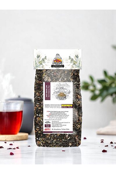Organik Teyze Joy Aunt Anti Edema Tea 150g(HIBBISCUS, FUNDA LEAF, GREEN TEA)