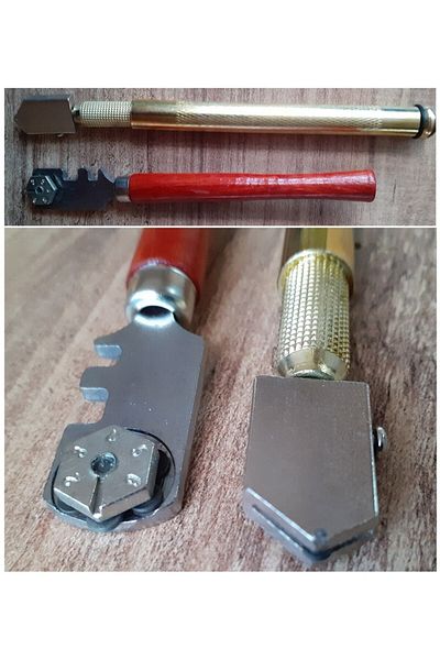 Depolife Diamond Pen Glass Tile Cutter Self-Oiling Glass Cutting Oil Feed Tip Set of 2