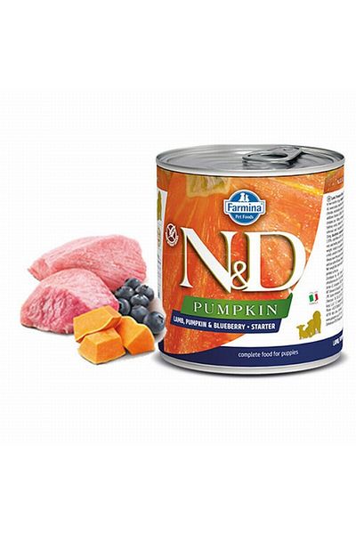 N&D Pumpkin Pumpkin Lamb Meat Mother and Baby Canned Dog Food 285 Gr