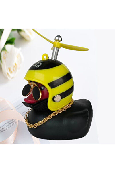 Choice خوذة سيارة من النوع 6 مع قلادة رياح مكسورة على شكل بطة صفراء صغيرة لدر...