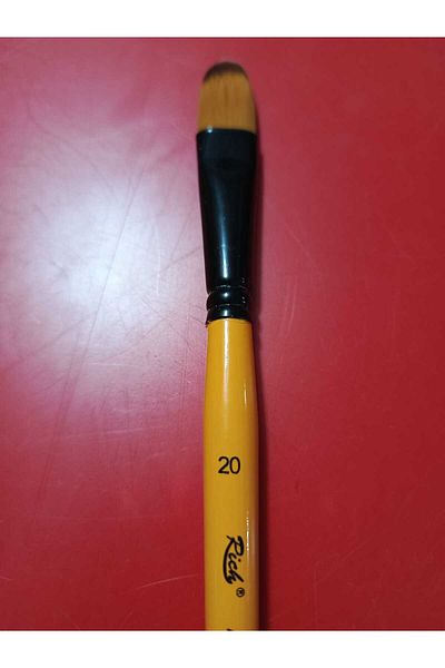 Rich 220 Series Cat Tongue Brush No:20 Short Handle