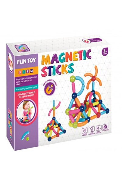 rexa أعواد مغناطيسية ملونة – 62 قطعة