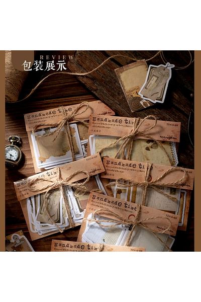 İthal O7-30 Vintage Washi Stickers - Number : 2