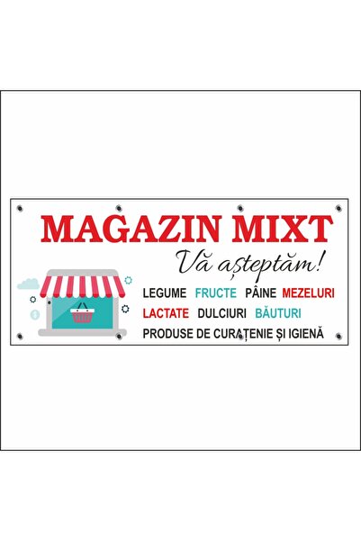 media Banner "Magazin mixt" model 2, 150 x 60 cm