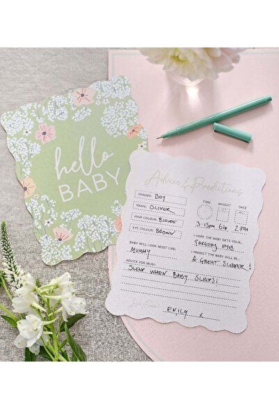 Ginger Ray بطاقات نصائح زهرية للأطفال - نشاط حفل استقبال المولود