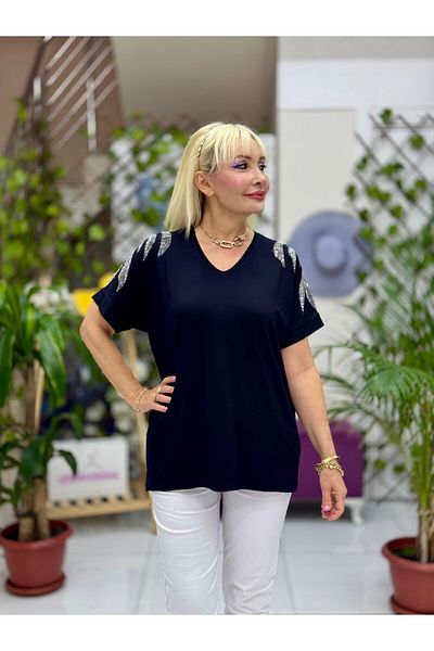 Punta Otantik Ms52305 Turlu Viscose Blouse