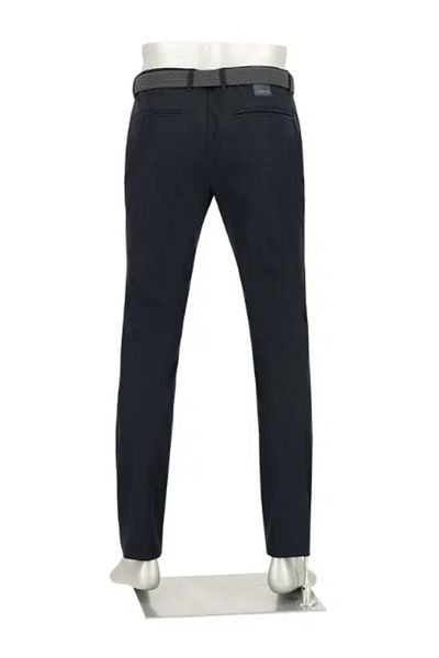 Alberto Mens Ian Tech Print Slim Fit Men's Trousers