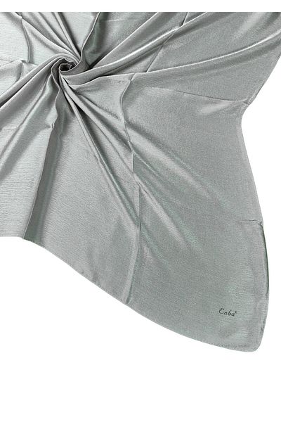mim eşarp Eșarfă Jan Jan de culoare uni cu textura strălucitoare Enba - Design elegant și modern