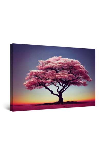 startonight Tablou DualView Startonight Copac Roz la Rasarit, luminos in intuneric, 60 x 90 cm