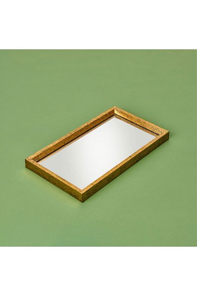 MATMEL Marisol Decorative Tray - Gold - 15X26 cm