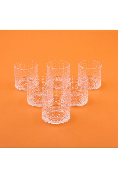 MATMEL Trey 6-Piece Glass Water Glass - Transparent - 222 ml