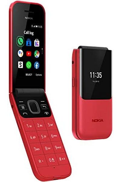 Nokia 2720 Mobile Phone, Red, Dual SIM