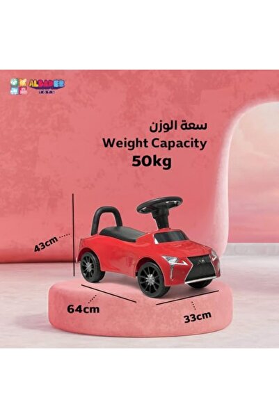 ALBADER Children's Push Car - Ride-On Toy for Toddlers, Physical Activity Toy | Safe and Durable