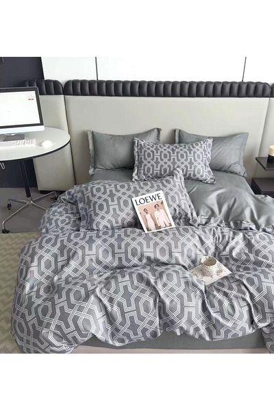 CHIRASO CHIRASO Finet Bedding Set, 6 Pieces, Fitted Sheet 180x200, Duvet Cover 200x230, 4 Pillowcases, Print