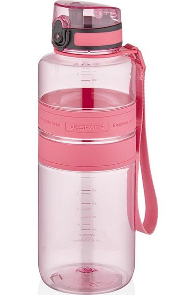 TEKNO İSTANBUL Uzspace 5032 Mega Size Tritan Water Bottle 1500 ml Pink