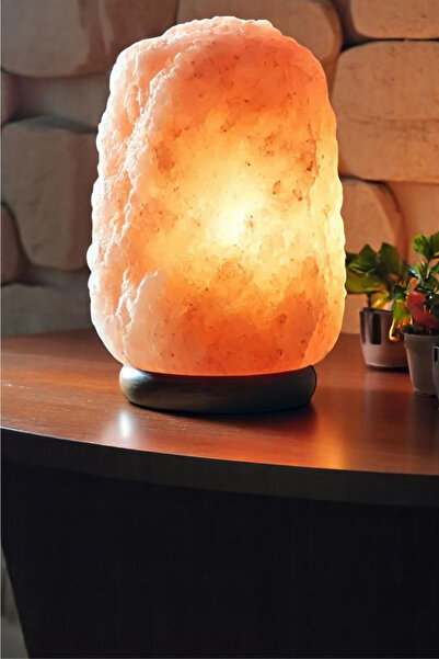 KAŞIKBEY Himalaya Lampshade Salt Lamp 1-2 Kg. Natural Rock Salt Lamp Child - Bedroom Salt Night Light
