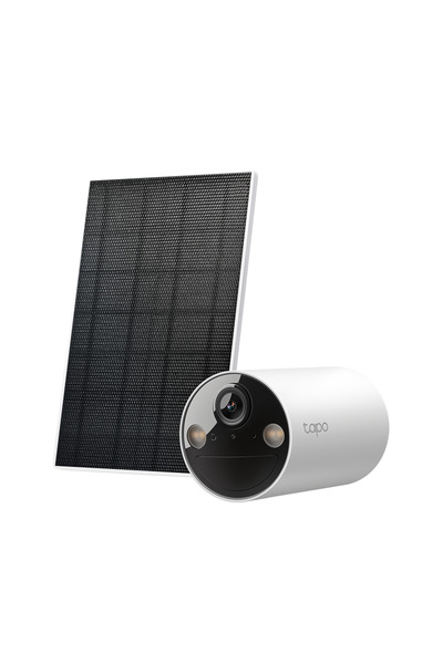 TP-LINK TC82 KIT 2K RenkliGece Görüşü Şarj Edilebilir IP65 110° Açılı Güneş Enerjili Güvenlik Kamerası Kiti