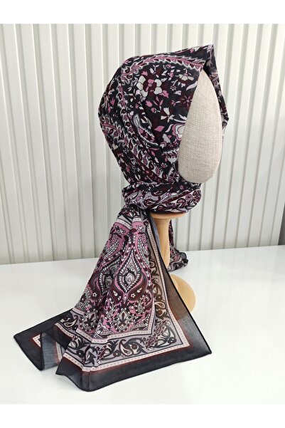 Mısırlı Etnik Desenli Pamuk Şal