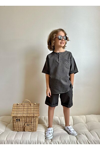 WİKİBOOM Boy's Pocket Detailed Ketern Suit