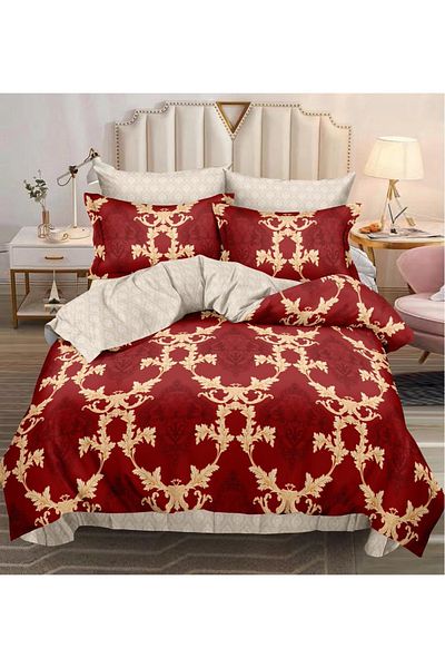 CHIRASO CHIRASO Finet Bedding Set, 6 Pieces, Double Bed, Sheet 180x200, Duvet Cover 200x230, 4 Pillowcases