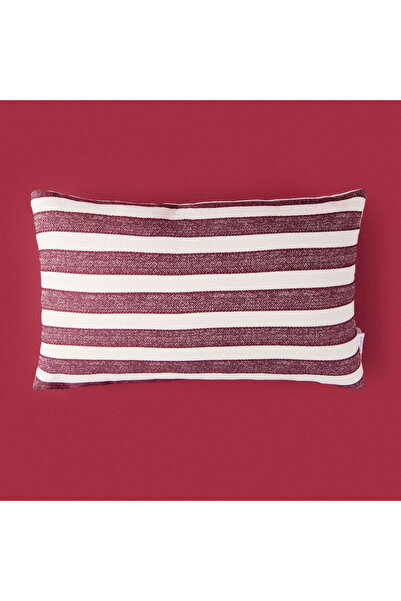 MATMEL وسادة رمي ناعمة ذات ألوان ترابية - إكرو / برقوق - 30x50 سم