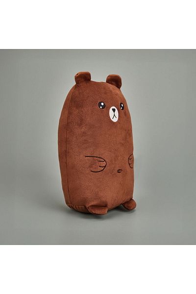 MATMEL Bear Figured Pillow - Brown - 30X33 cm