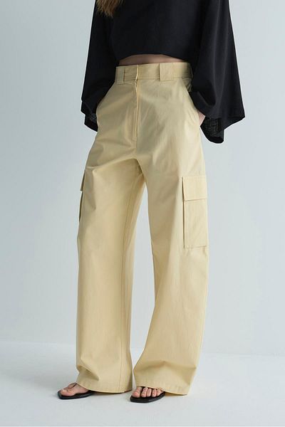 Suud Collection Yellow Carbie Cargo Pants