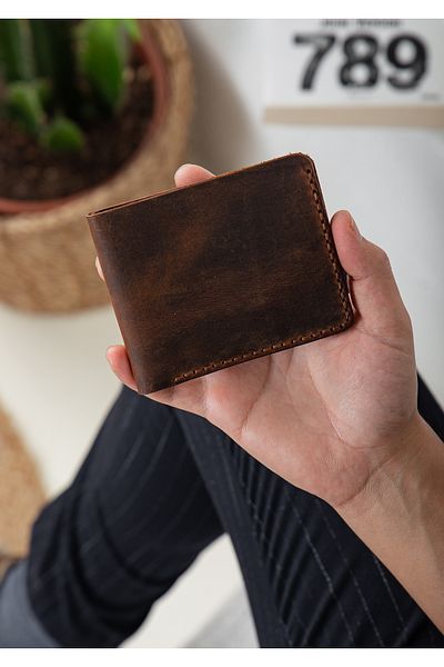 Niki Leather Valerin Classic Handmade Tan Real Leather Wallet