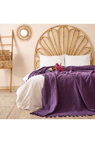 MATMEL Venna Single Bedspread - Purple - 160X230 cm