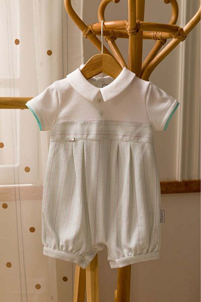 Little Cloud Green boys' overalls
