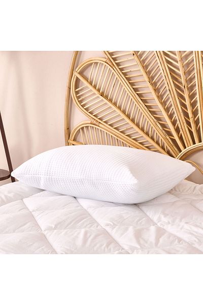 ASPARTAM Thunder Quilted Pillow Pillows - White - 50X70 cm