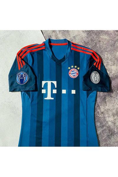 Lion Spor B'Ayern m'Ünih 2013-14 Nostalgia Season Away Retro Jersey