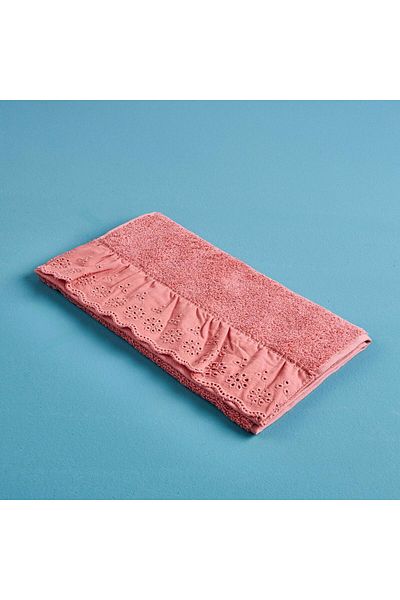 ASPARTAM Frilly Hand Towel - Dried Rose - 30X50 cm