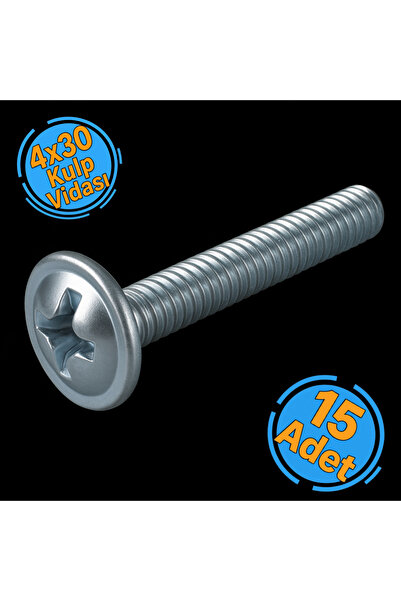 Medalyan 4x30 mm Kulp Vidası 15 Adet